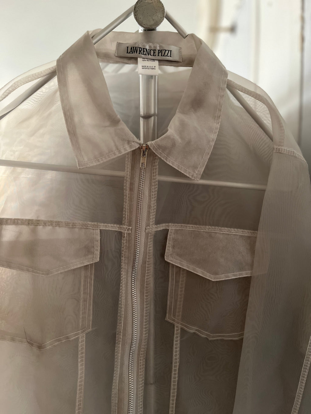 Zipped Trucker Jacket (Recycled Glass)